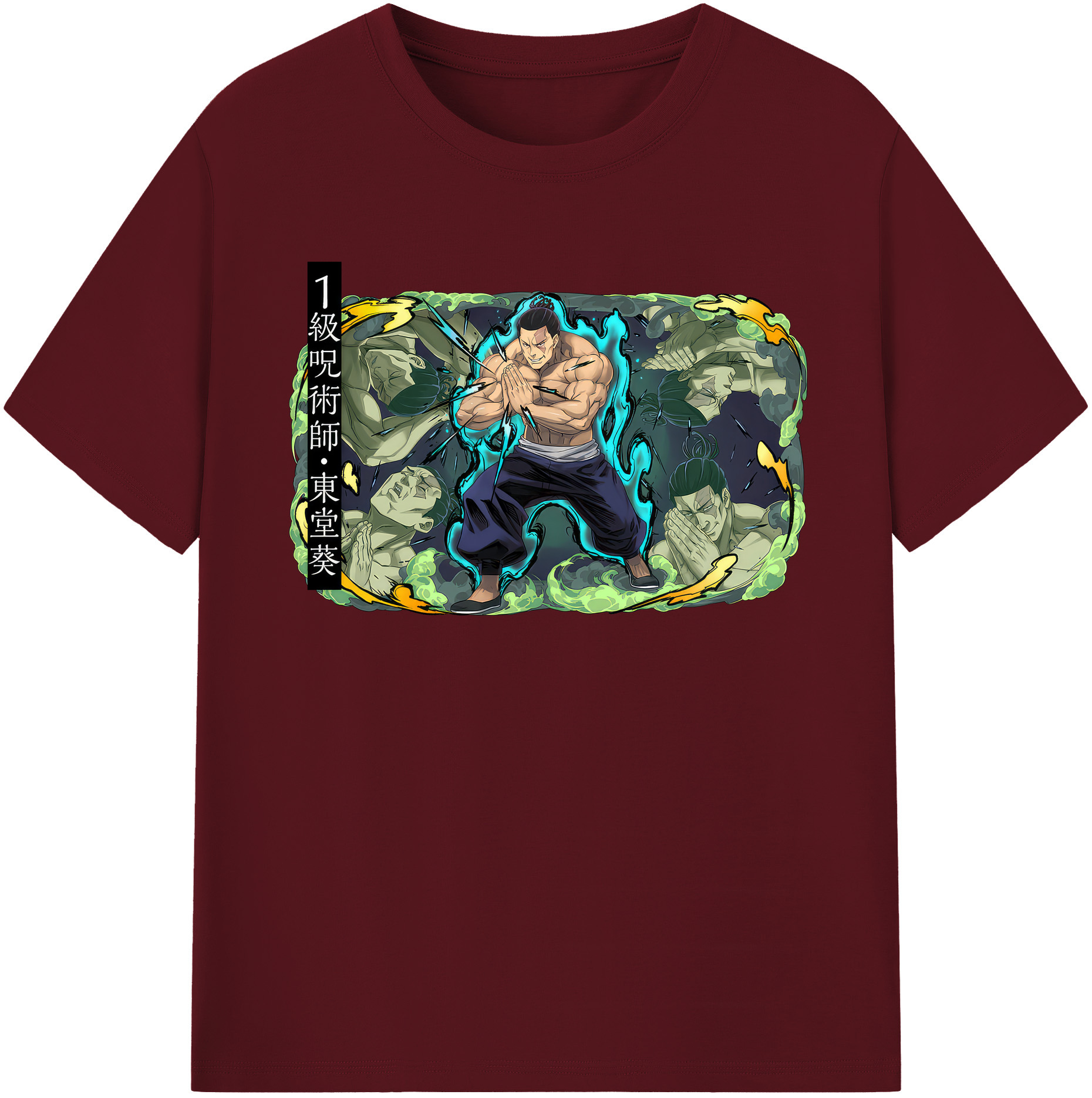 （画像用） 呪術廻戦 Jujutsu Kaisen 綿100％半袖Tシャツ（フロントプリント）